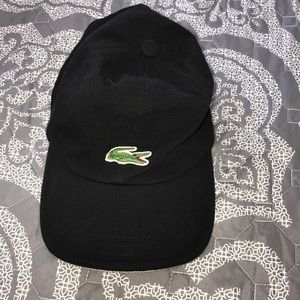 Men’s Lacoste Hat Black size 00 Good Condition
